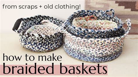 DIY project: Make your own braided spiral storage basket
